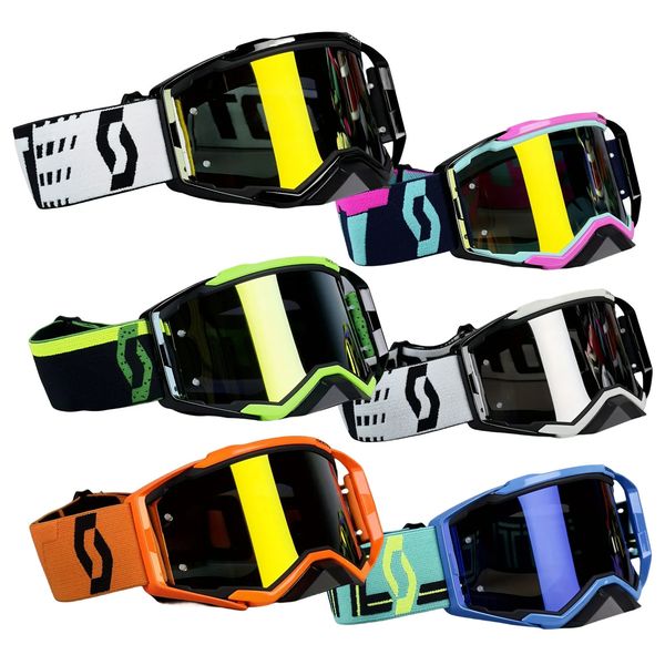 Occhiali da esterno Occhiali da moto Occhiali da motocross Off road Ciclismo Moto Dirt Bike MX MTB Occhiali da sole da equitazione Accessori per caschi sportivi 231012