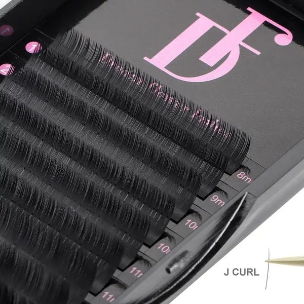 Cílios Postiços J / L Curl 0.03-0.07mm Eye Lash Extensões Auto Fanning Cílios Beleza Natural Individual Lash Soft Cílios Alta Qualidade Idividual 231012