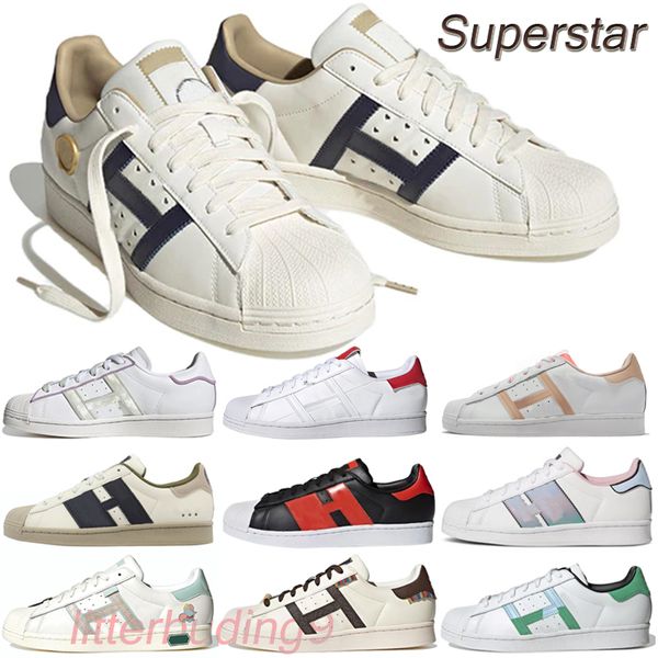 2024 scarpe casual da uomo sneakers firmate Stan Smith Super Star Cloud White Light Pink Silver Grey sneaker da donna Red Pink scarpe da ginnastica da uomo