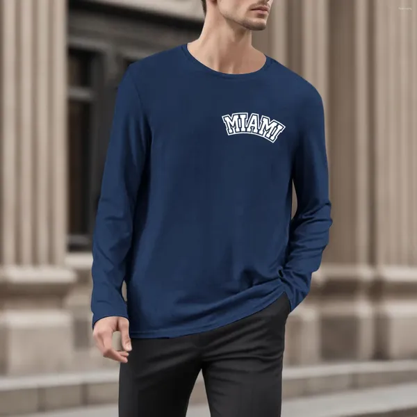 Männer T Shirts Brief Druck Sweatshirt 2023 Herbst Winter Designer Mode T-shirts Pullover Männliche Kleidung Tops Hoodies Casual Bluse