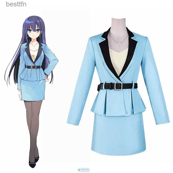 Tema Traje Unissex Anime Cos Engage Kiss Yugiri Ayano Outfit Cosplay Vem Halloween Festa de Natal Define Uniform SuitsL231013