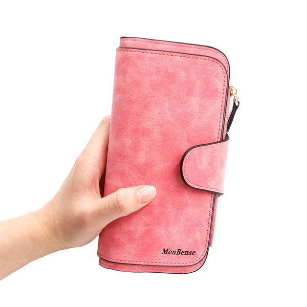 Borsa da donna con fibbia lunga in flanella borsa singola moda pochette casual portamonete pacchetto carta d'identità