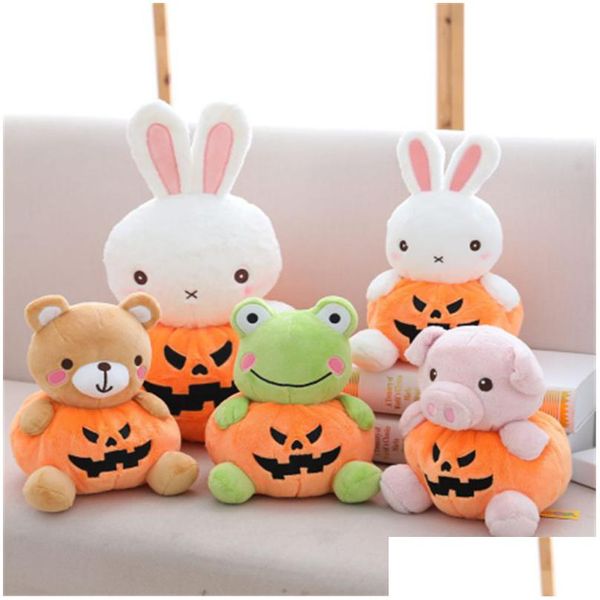 Animali di peluche ripieni Peluche di Halloween Zucca Animali Peluche Decorazioni 25 Cm Giocattoli Regali Animali di peluche Peluche Dh9Xg