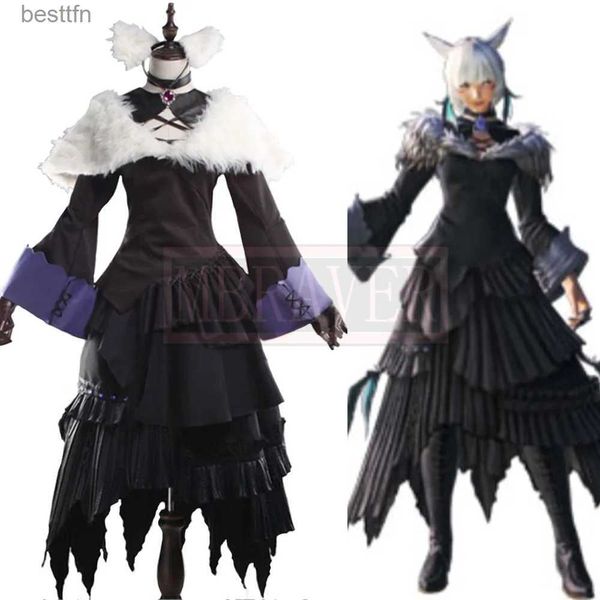 Costume a tema Final Fantasy XIV FF 14 Y'shtola/Ya Shutora Cos Cosplay Vieni Festa di Natale Halloween Su misura Qualsiasi dimensioneL231013