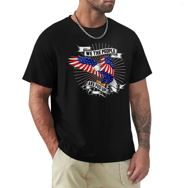 Herren-Poloshirts „We The People Are Fed Up“, T-Shirt, Hippie-Kleidung, Anime, Kawaii, schwarze T-Shirts für Männer