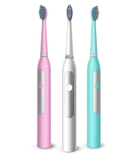 Rotating electric toothbrush for adults with 2 Brush Heads - Rechargeable Battery for Oral Hygiene and Teeth Cleaning