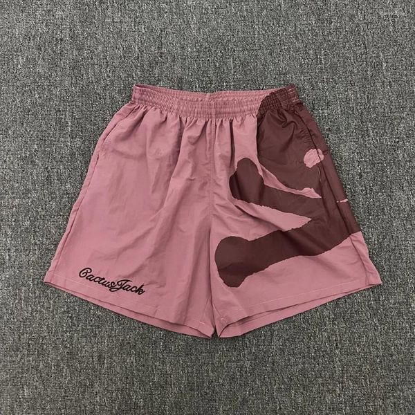 Shorts masculinos tra verão homens mulher bordado logotipo crânio impressão rápida secagem esportes lazer 1:1 de alta qualidade