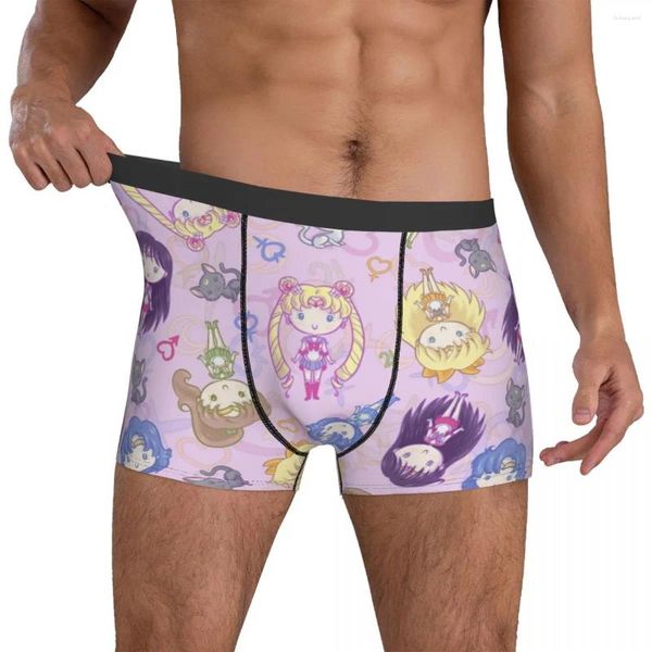 Underpants marinheiro roupa interior lua cuties homem personalizado respirável boxer shorts de alta qualidade briefs plus size 2xl