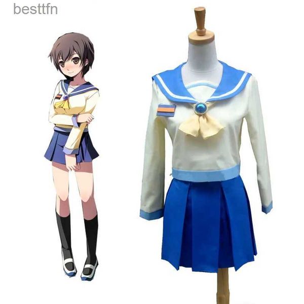 Costume a tema unisex Anime Cos Corpse Party Naomi Nakashima Cosplay viene fornito vestito Halloween Natale uniforme taglia personalizzataL231013