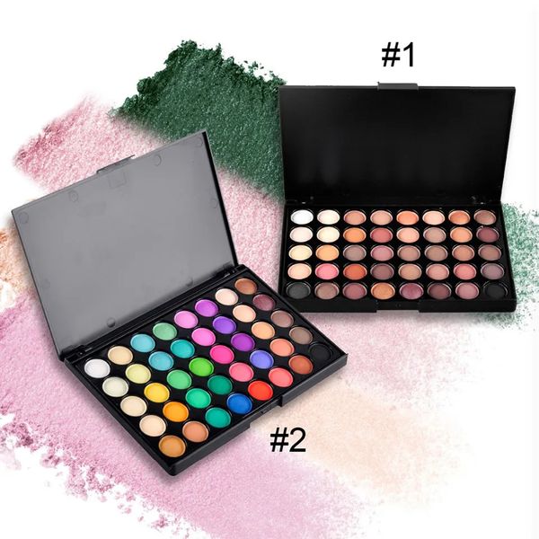 Lidschatten Popfeel 40 Farben Palette Schimmer Mattbraun Candy Farbe Bühnenmodifikation Lidschatten Make-up DC95 231012