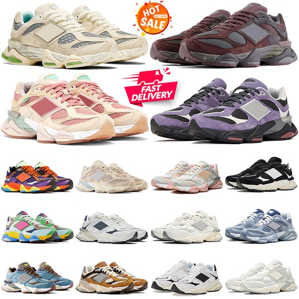 9060 scarpe da corsa Cookie Pink Driftwood Bricks Wood Borgogna Crema Nero Cloud Glow scarpe da ginnastica da uomo scarpe da ginnastica sportive da donna all'aria aperta nuove scarpe bianche balences 9060