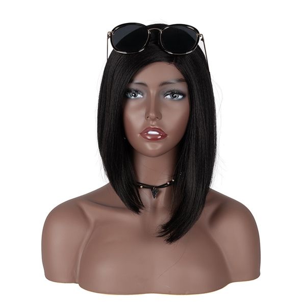 PVC MANNEUQIN Kopf mit Schultern für die Perücke Dispaly Kopfmannequin Hair Stand Female Schaufensterpuppe Fabrik Versand aus den USA