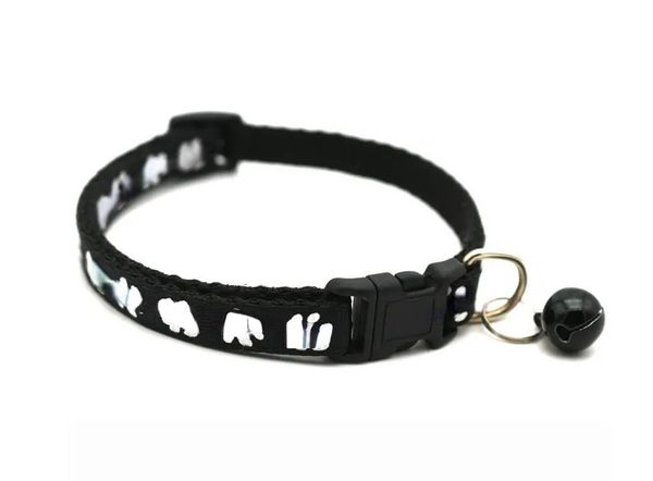 Mode Einfach Tragen Katze Hundehalsband Mit Glocke Verstellbare Schnalle Hundehalsband Katze Welpen Haustier Liefert Katze Hund Zubehör Kleine freies SCHIFF