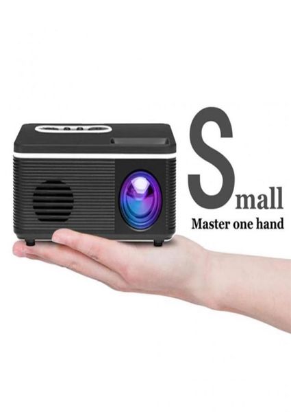 S361 Mini Full HD 1080P tragbarer Heimprojektor 4K Wifi Kino-Videotheater-Projektoren für mobiles Smartphone 1000 Lumen 2106096215950