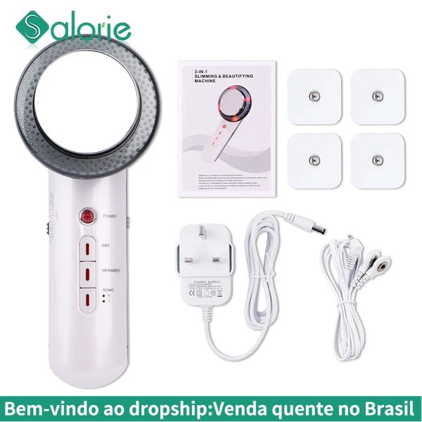 Outros itens de massagem EMS Ultrasound Cavitação Lipo Máquina de Gordura Galvânica Infravermelha Ultrassônica Perda de Peso Levantando Massageador de Forma Corporal 231012