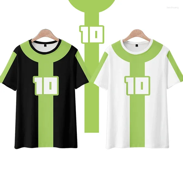 Homens camisetas Ben10 Alien Force 3D Imprimir Camisa Mulheres Homens Verão Moda Manga Curta Engraçado Camiseta Ben Tennyson Gráfico Tees Cosplay Traje