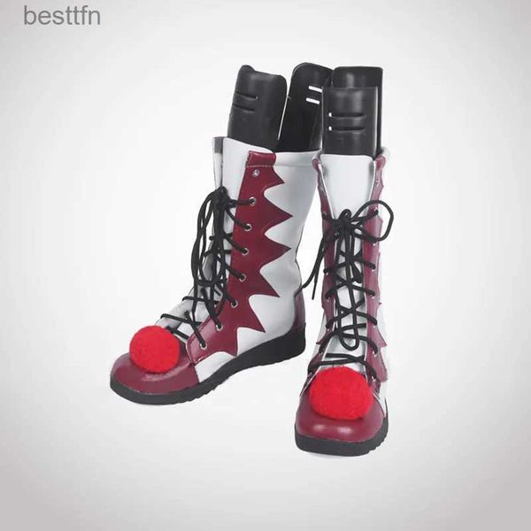 Tema Costume Stephen King's It Pennywise Scarpe Maschera Cosplay Scary Clown Boots Uomo Personalizzato Halloween Natale Cos Accessori Party UseL231013