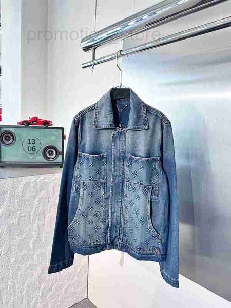 Herrenjacken Designer 2023 die neueste Designerjacke hübsches dreidimensionales Musterdesign US-Größe Jean Luxusmarke Mode Herren NZI2