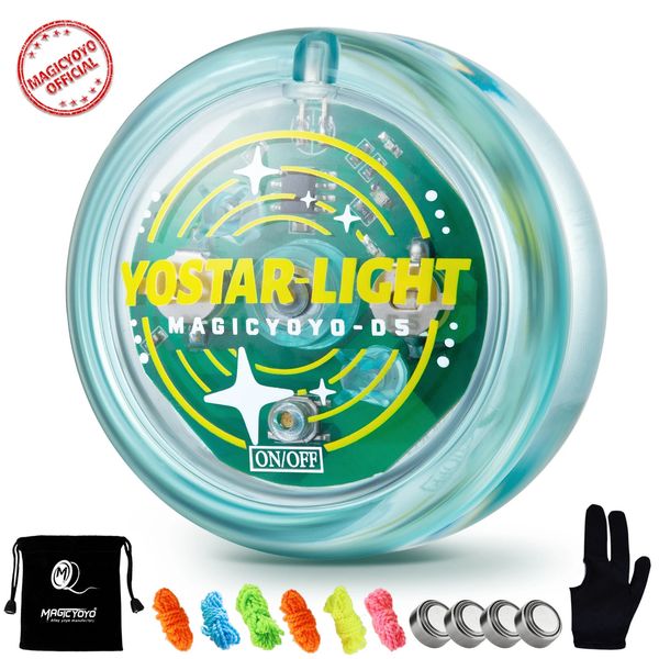 Kreisel MAGICYOYO D5 LED-Leucht-Yo-Yo, reaktionsschnell, für Anfänger, Profi, Kinder, einfach zu bedienen, 231012