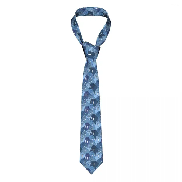 Laços de parede de morsa novidade gravata masculina gravata clássica para casamento noivo missões presentes de dança