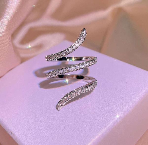 Кольца кластера, поступление 2023 года, роскошные модные однотонные кольца из стерлингового серебра 925 пробы с крыльями для женщин и девочек, подарок на День святого Валентина, женские ювелирные изделия
