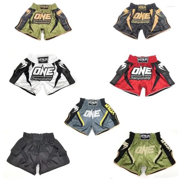 Herren -Shorts Champ Boxing hochwertiges MMA -Trainingskampffochkampf Muay thai Sports Sanda Short Hosen