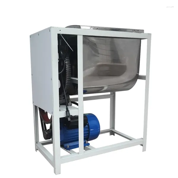 Liquidificador comercial misturador de massa 15kg máquina de amassar horizontal 1500W 220V balde de aço inoxidável mistura de farinha