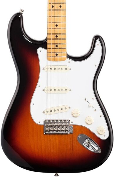 3 цвета электрогитары Jimi Hendrix Sunburst с кленовым грифом, специальная гравированная шейная пластина, винтажные тюнеры, тремоло-бридж, Whammy Bar