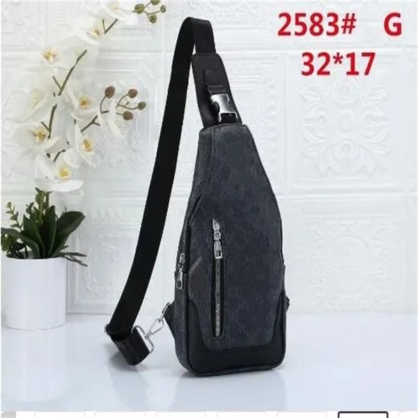 Leder Herren Brust Umhängetasche Männer Einzelner Schultergurt Rucksack Lässige Reisetaschen Briefdruck Damen Geldbörsen Für Jungen Mädchen Designer-Duo-Tasche für Herren