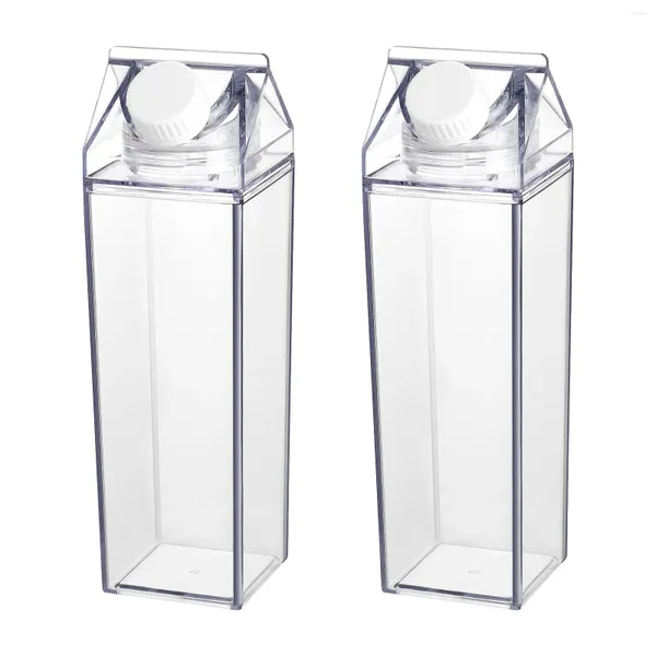 Wasserflaschen Transparenter Saftbehälter Wasserflasche Klare Milch Tragbarer Wasserkocher Füttern Trinken