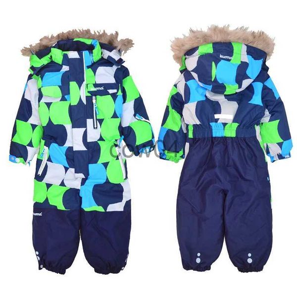 Macacão infantil de uma peça, roupa de esqui, à prova d'água, masculino e feminino, roupas de escalada, comércio exterior, pedidos originais x1013