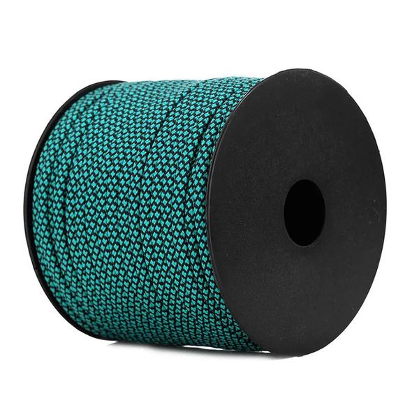 Corde da arrampicata Bobina Paracord da 550 libbre 160 piedi 4 mm 7 fili interni Cavo per paracadute 100 nylon MilSpec Tipo III Utilizzato dai militari 231012