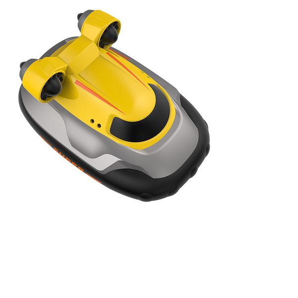 2,4g Mini Luftkissen Boot Mit Lichtern Frosch Boot High Speed Boot Modell Rudern Drahtlose Wasser Elektrische Kinder tag Jungen Spielzeug