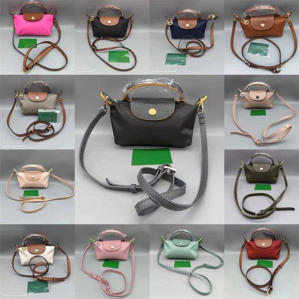 Borsa di alta qualità di moda Borsa a buon mercato Negozio di borse in vera pelle all'ingrosso mobile Borsa nera di lusso Crossbody 2024 Mini gnocco di nylon Borse da donna Tote Designer