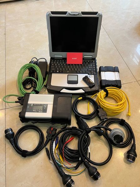 Diagnosetool MB SD Connect C5 für BMW ICOM Next WLAN SSD 2in1 mit Laptop CF31 i5 4G Touch-PC Auto- und LKW-Scanner sofort einsatzbereit