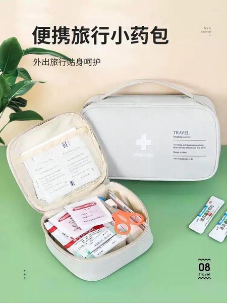 Borse portaoggetti Armadietto Scatola portatile Kit da viaggio di emergenza per la casa