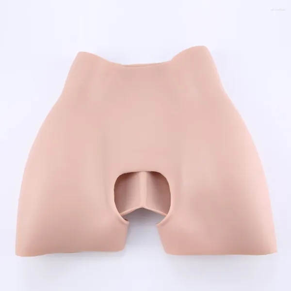 Intimo modellante da donna Tonalità della pelle bianca 2 cm Fianchi Bombom BuEnhancement imbottito in silicone Glutei Mutande Intimo