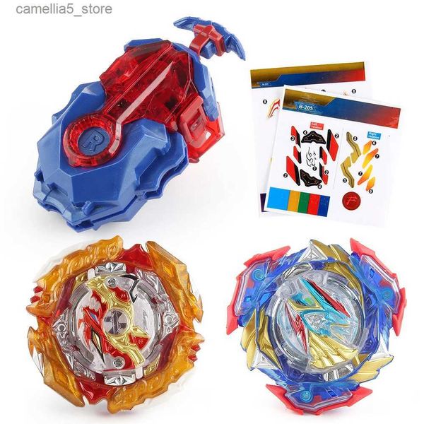 Kreisel Exploded Gyro Top Spinner Spielzeug B-205 Alloy Gyro Set Emitter Beyblades Toys Sale Burst Ultimate VS Set mit Launcher Box Q231013