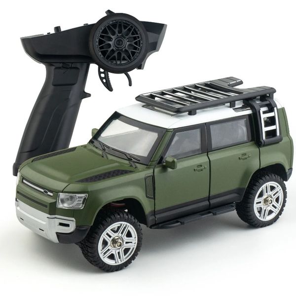 1:24 SG2402 Lega RC Auto 2.4GHz Metallo Veicolo telecomandato All-Terrain 10Km/h LED Luce Fuoristrada Giocattolo per Ragazzi Bambini Adulti