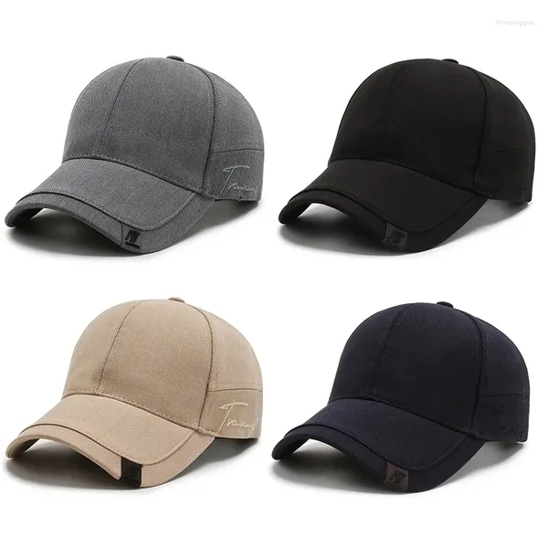 Berets boné de beisebol de cor sólida para homens ao ar livre algodão ajustável homem snapback sunhat casual caminhoneiro