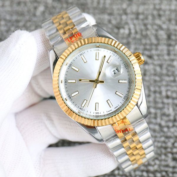 Роскошные дизайнерские золотые мужские часы Лучший бренд 42 мм модные наручные часы с механизмом мужские часы Для мужчин на день рождения Рождественский подарок из нержавеющей стали 316L ремешок высокого качества