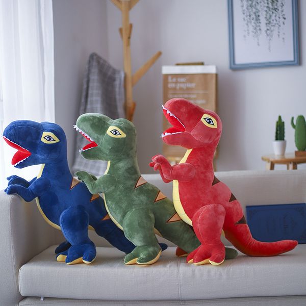 Милая кукла тираннозавра рекса, плюшевая игрушка-динозавр, спальная кукла, детская игрушка, подарок на фестиваль