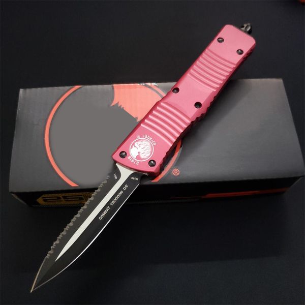 UT seghettato Marfione Combat TD Coltello automatico Bounty Hunter Coltelli tascabili automatici Utilità di salvataggio Strumenti EDC