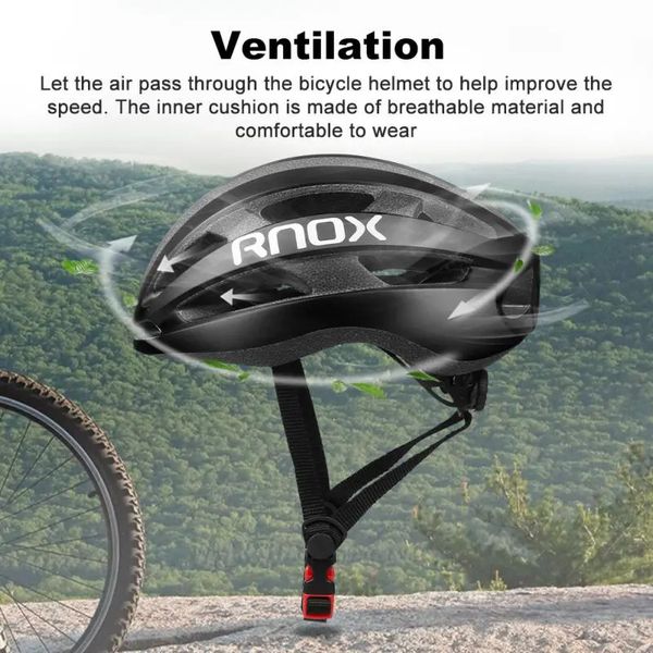 Capacetes de ciclismo Capacete de corrida Rnox unissex homem motocicleta bicicleta mountain bike profissional tudo em uma mulher ao ar livre casque 231012