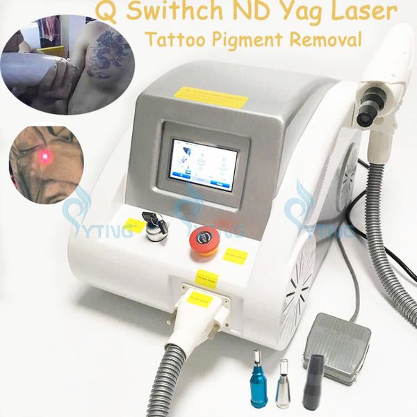 Q-переключаемый лазерный аппарат для удаления татуировок Nd Yag лазер, черная кукла, лечение веснушек, удаление пигментов, портативная красота, 2000MJ, сенсорный экран