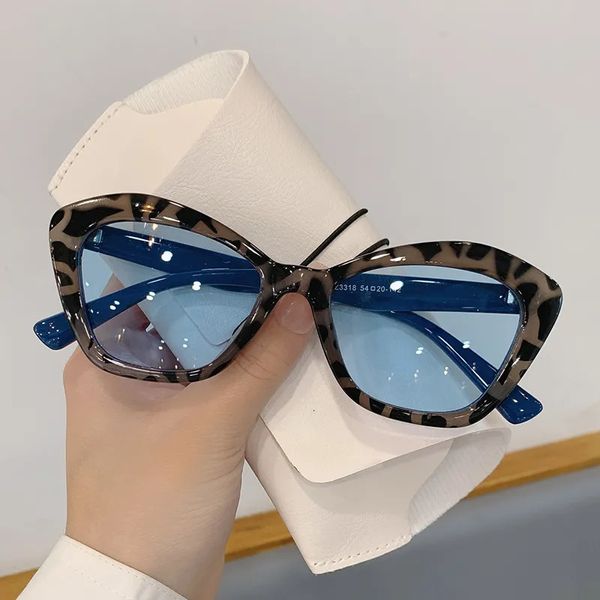 Óculos de sol moda olho de gato óculos de sol para mulheres vintage tons uv400 marca designer masculino na moda multicolorido óculos para senhora 231012