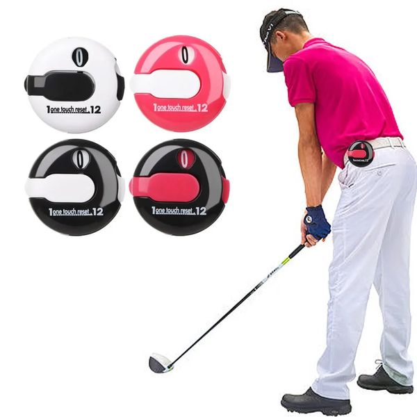 Outros produtos de golfe 1 PC Score Counter Circular Portátil One Touch Reset Up Hat Clip Scorer Acessórios Suprimentos 231012