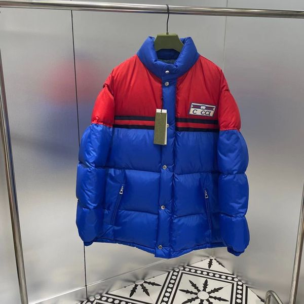 piumino firmato da uomo piumino firmato inverno caldo colletto in piedi moda outdoor innamorati abbigliamento da uomo