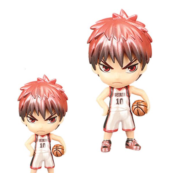 Trajes de mascote 8.5cm Amine Figura Q Versão Kagami Taiga Kei Tsukishima Standding Bonecas fofas Brinquedo Presente Coletar Ornamentos em caixa Material de PVC