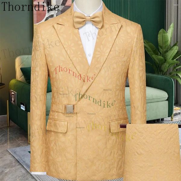 Abiti da uomo Thorndike 2023 Abito casual Slim in due pezzi Business versione coreana dello sposo e dell'abito da sposa uomo